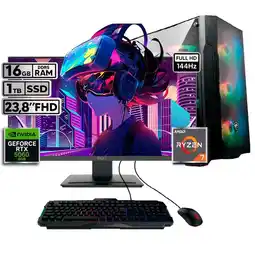 Falabella PC GAMER RYZEN 7-8700F FHD 24'' 16 GB RAM 1 TB SSD RTX 5060 oferta