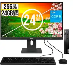 Falabella COMPUTADOR TINY INTEL CORE I5-13420H SSD 256GB RAM 24GB 24 FHD E24-40 oferta