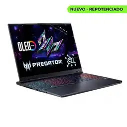 Falabella PORTATIL GAMER PREDATOR HELIOS NEO16S - ULTRA 9 275HX - RAM 16GB - SSD 1TB - RTX 5060 8GB oferta