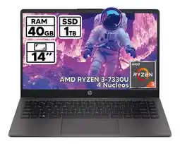 Falabella PORTATIL 245 G10 AMD RYZEN 3 7330U 40GB RAM 1TB SSD PANTALLA 14 HD oferta