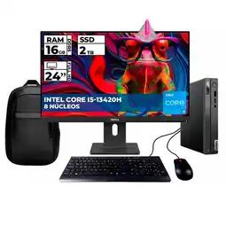 Falabella THINKCENTRE NEO 50Q I5 16GB 2TB + MONITOR 24″ FHD oferta