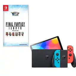 Falabella Switch Oled Neon Con Juego Final Fantasy Collection oferta