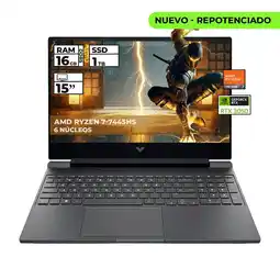 Falabella PORTATIL GAMER VICTUS RYZEN 7-7445HS RTX 3050 16GB 1TB SSD FHD 15.6'' oferta