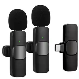 Falabella Micrófono De Solapa Inalámbrico Doble Android o iPhone Tipo C oferta