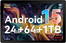 Falabella Tablet Hakaug De 10 Pulgadas Con Android 15, 24 Gb De Ram Y Negro oferta