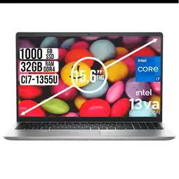 Falabella PORTATIL 15 INTEL CORE I7-1355U SSD 1TB RAM 32GB LED 15,6 FHD PLATA oferta