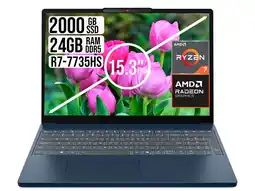 Falabella PORTATIL IdeaPad Slim 3 AMD Ryzen 7 7735HS 24GB RAM 2TB SSD 15.3” WUXGA AZUL oferta