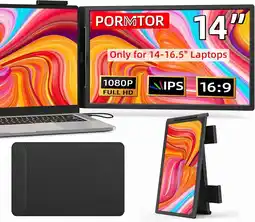 Falabella Extensor de pantalla para laptop, monitor portátil FHD IPS 1080P 14HDMITipo-C oferta