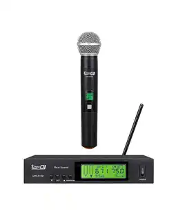 Falabella Micrófono Inalámbrico UHV-411M Negro oferta