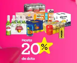 Éxito Corona, Stella Artois, Poker, Costeña, Cola y Pola, BBC cervezas oferta