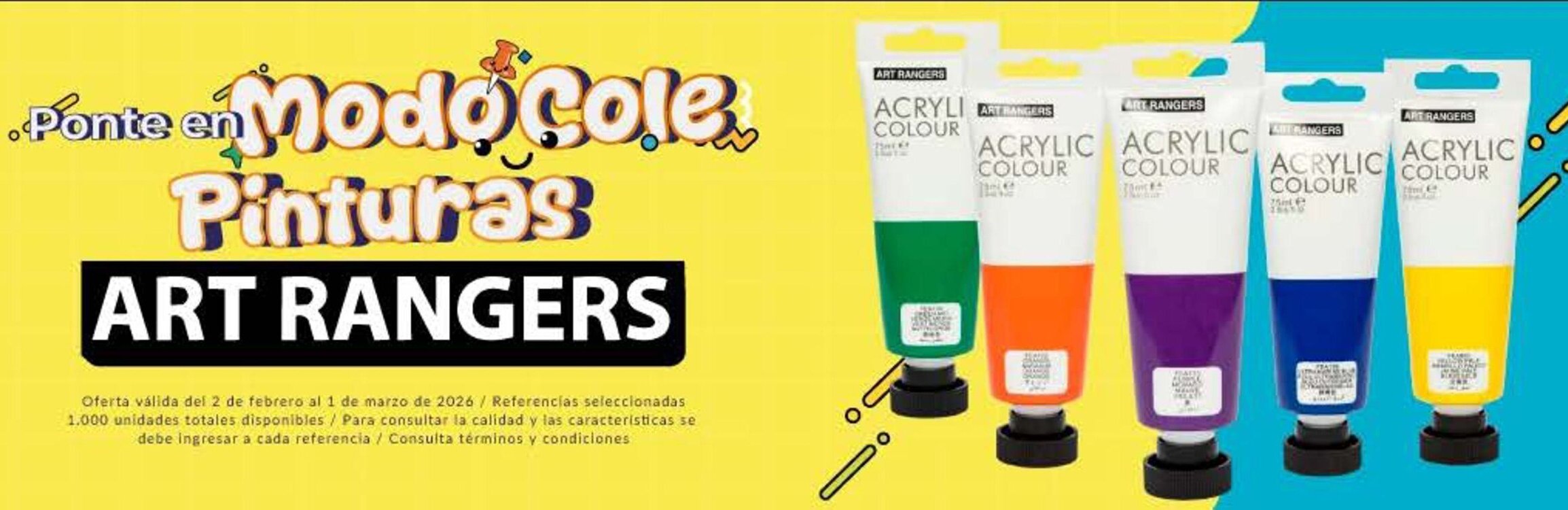 Panamericana Art Rangers acrylic colour oferta