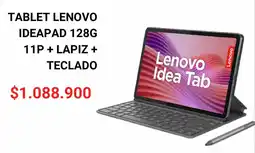 Claro Lenovo Ideapad tablet oferta