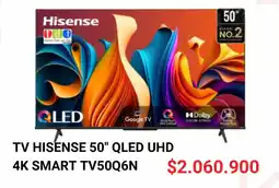 Claro Hisense Smart TV 50" QLED UHD 4K oferta