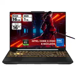 Falabella PORTATIL GAMER TUF INTEL CORE I5 210-H RTX 3050 16GB RAM 1TB SSD FHD 144HZ oferta