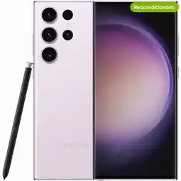 Falabella Celular Galaxy S23 Ultra 256 5G GB Rosado Reacondicionado + Garantía extendida + Panel Solar oferta
