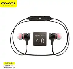 Falabella Audifonos deportivos A-920 BL Negro oferta