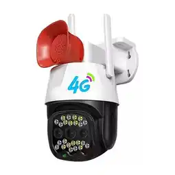 Falabella Cámara de Seguridad Exterior 360° 5MP con Sirena SIM 4G App V380 Pro oferta