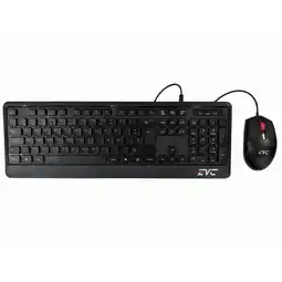 Falabella Combo Teclado Y Mouse EVC Km102r Ofimática en español Negro oferta