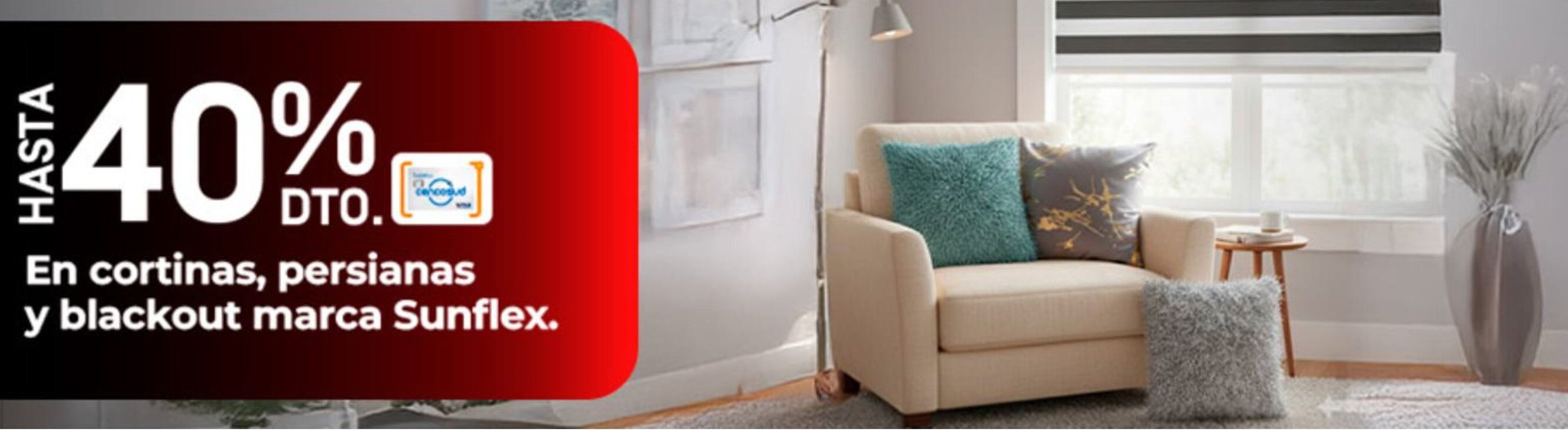 Easy En cortinas, persianas y blackout marca Sunflex oferta