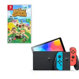 Falabella Switch Oled Neon Con Juego Animal Crossing oferta