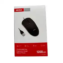 Falabella Mouse Usb Optico Ergonómico Marca Dpi 1200 Modelo Dn-N601 Negro oferta