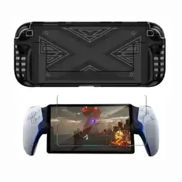 Falabella Acrilico Case Protector Negro + Vidrio Compatible Ps Portal oferta