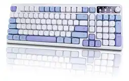 Falabella Teclado Gaming RGB, Tri-Mode BT5.02.4GHzUSB-C, Compatible con PC, Mac, Consolas de Gaming oferta