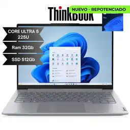 Falabella PORTATIL THINKBOOK INTEL CORE ULTRA 5 225U RAM 32GB DDR5 - SSD 512GB M.2/WIN 11 PRO oferta