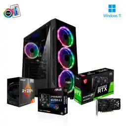 Falabella PC GAMER RYZEN 5 5600G + RTX 3050 6GB / 32GB RAM / 1TB M.2 / 600W 80+ BRONCE oferta