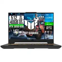 Falabella PORTATIL TUF INTEL CORE 5-210H RTX 3050 6GB SSD 512GB RAM 40GB 16 WUXGA 144HZ oferta