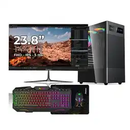 Falabella Computador Gamer Ryzen 5 5600GT /SSD 500GB /DDR4 16GB RGB RAM / Monitor 24 Pulgadas 144Hz oferta