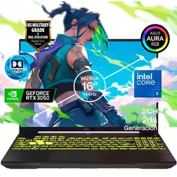 Falabella Portátil Gamer F16 Intel Core 5 210H RTX 3050 6GB RAM 40GB SSD 2TB oferta