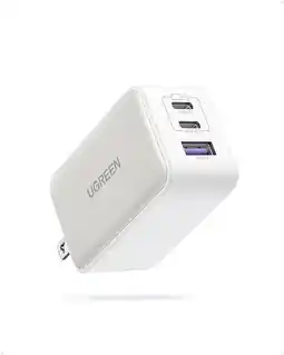 Falabella Cargador Ugreen 65w Pd Usb-cx3 Usb-a Carga Rápida BLANCO oferta