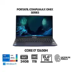 Falabella PORTATIL ONIX SERIES INTEL CORE I7 12650H- 156 FHD - RAM 24GB SSD 1TB - IRIS XE - LECTOR DE HUELLA oferta