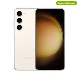 Falabella Celular Galaxy S23 256 GB 5G Blanco Reacondicionado + Garantía extendida + Panel Solar oferta
