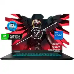 Falabella Portátil Gamer A16 Intel Core i7 13620H RAM 12GB SSD 512GB SSD RTX 4050 6 GB oferta