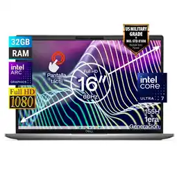 Falabella Portátil INSPIRON Táctil Intel Core Ultra 7 155H RAM 32GB SSD 4 TB Intel Arc Graphics 8 GB oferta
