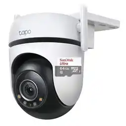 Falabella Cámara IP Wifi 2k 360° Tp-link Tapo C520WS + Micro SD 64GB oferta