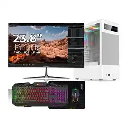 Falabella Computador Gamer Ryzen 5 5600GT /SSD 500GB /DDR4 16GB(2x8) RGB RAM / Monitor 24 Pulgadas 144Hz oferta