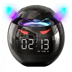 Falabella Altavoz Bluetooth Con Reloj Led, Alarma Y Radio Fm Integrada oferta