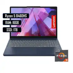 Falabella PORTATIL SLIM 3 AMD RYZEN 5 8460HS RAM 16GB DDR5 - SSD 1TB - 15.3 WUXGA AZUL oferta