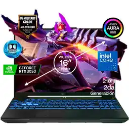 Falabella Portátil Gamer F16 Intel Core 5 210H RTX 3050 6GB RAM 64GB SSD 2TB WIN 11 oferta