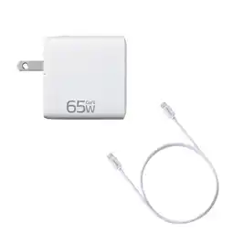 Falabella CARGADOR 65W Blanco + CABLE USB-C A USB-C 30 2mt oferta