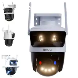 Falabella CAMARA DE SEGURIDAD WIFI 6 EXTERIOR TRIPLE LENTE 11MPX VISION NOCTURNA A COLOR AUDIO DOBLE VIA oferta