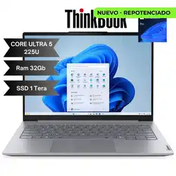 Falabella PORTATIL THINKBOOK INTEL CORE ULTRA 5 225U RAM 32GB DDR5 - SSD 1Tera -WIN 11 PRO oferta