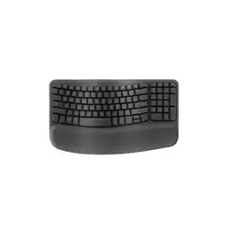 Falabella Teclado Wave Keys Ergonómico Bluetooth Grafito oferta