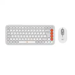 Falabella Combo Teclado Y Mouse Bluetooth Pop Icon Blanco oferta
