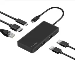 Falabella Adaptador Multipuerto USB-C 5 en 1 Negro Hub USB-C para Laptops y Smartphones oferta