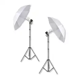 Falabella Kit 2x1 Iluminación Estudio Fotografía Doble Socket Trípode Sombrilla oferta
