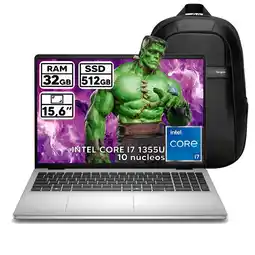 Falabella PORTÁTIL INTEL CORE I7 1355U 32 GB RAM 512GB SSD 15,6″ FHD COLOR PLATINUM SILVER +BOLSO oferta